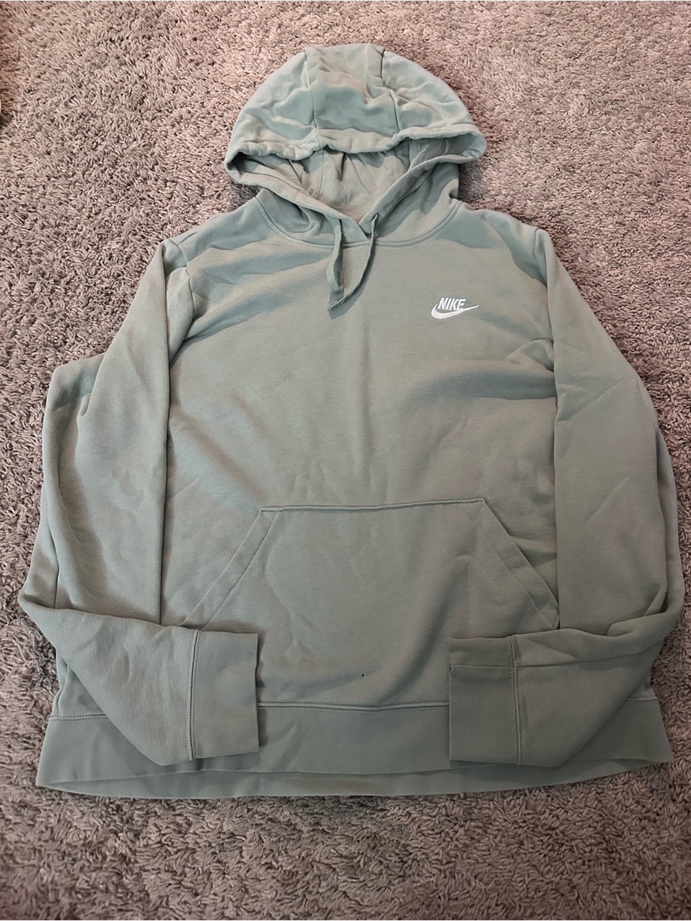 Nike Club Fleece Pullover
Hoodie Size XL Sage Green
Embroidered Logo
